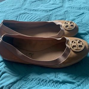 Love love my Tory Burch flats. They feel too tight now so have 2 let them go.